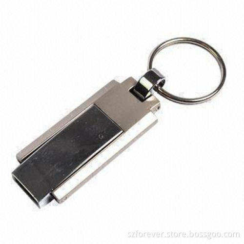 USB Flash Disk, Made by Metal, Logo Printed Free with CE, FCC and RoHS Marks